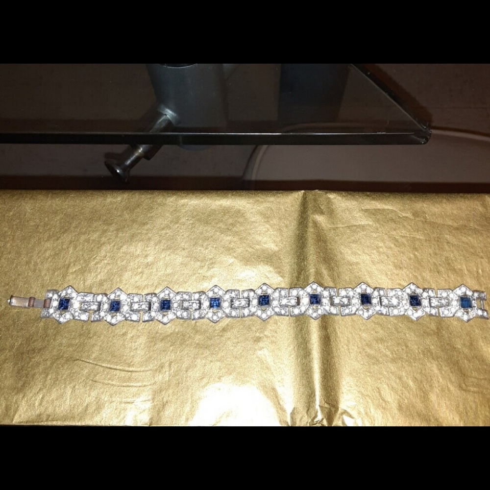 Art Deco Sapphire bracelet (no stones missing)
